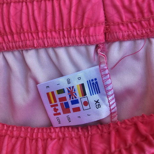 Converse kids shorts like new, pink and green, size XS