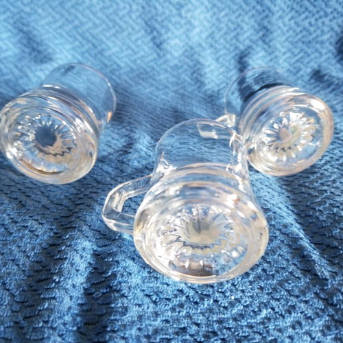 Raki glasses used, set of 3 pieces
