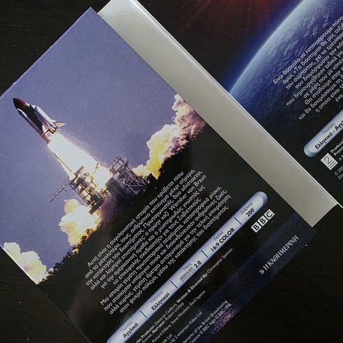 Space Race BBC DVD set like new, Greek subtitles, missing 1 DVD