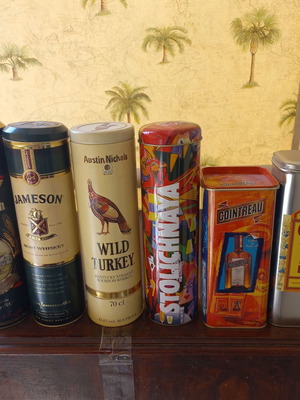 Metal drink boxes promotional from 1998, new