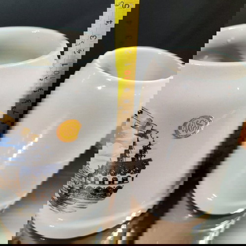 Винтидж керамична халба за бира Goslar 0.5L нова с подарък малка халба