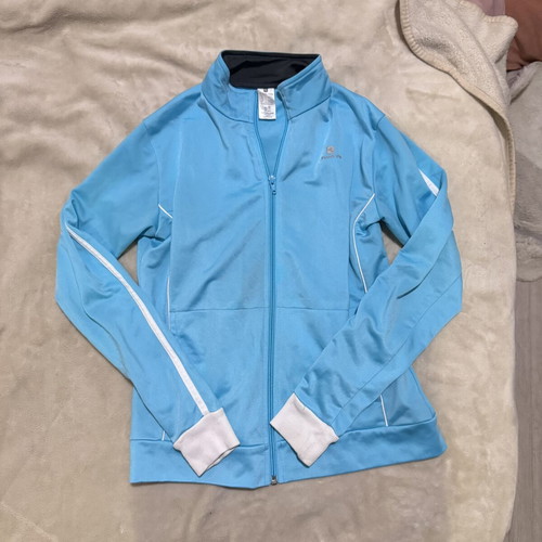 Blue Domyos Zip Up Sweater Hoodie like new, fits S/M