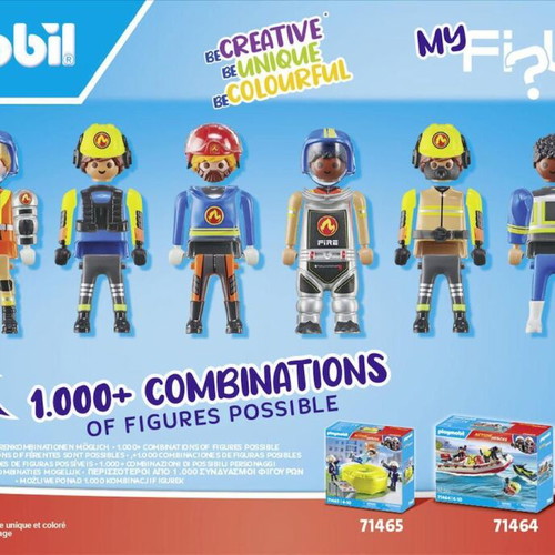 Playmobil Action Heroes My Figures Fire Brigade Set 71468 new