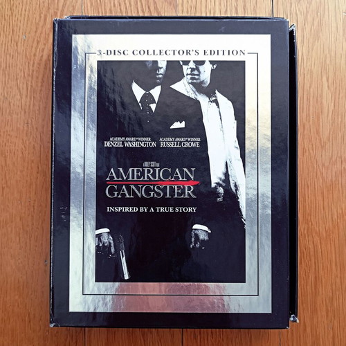 American Gangster DVD μεταχειρισμένο, 3 δίσκοι συλλεκτική έκδοση με υπότιτλους
