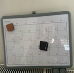 Programming board with markers like new