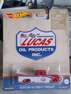 Hot Wheels Custom '62 Chevy Pickup Lucas Oil Products new