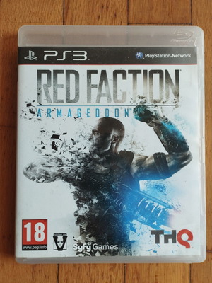 Red Faction Armageddon PS3 game used, complete