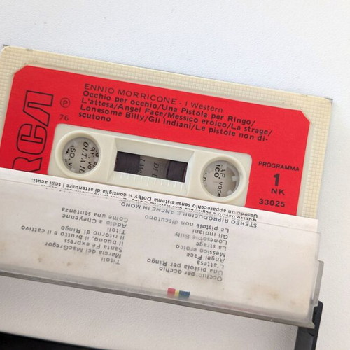 Ennio Morricone I Western audio cassette used