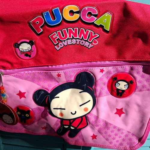 Vintage Pucca "Funny Love Story" Messenger Bag New Shoulder