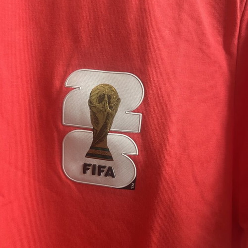 Adidas FIFA World Cup 2026 T-Shirt, red, size M, deadstock