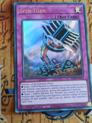 Spin Turn (Super Rare) αυθεντική κάρτα Yu-Gi-Oh! σε άριστη κατάσταση