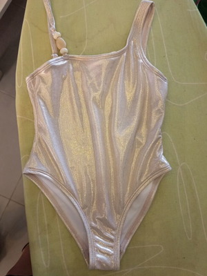 Lc Waikiki swimsuit new, gold, size 6-7 years