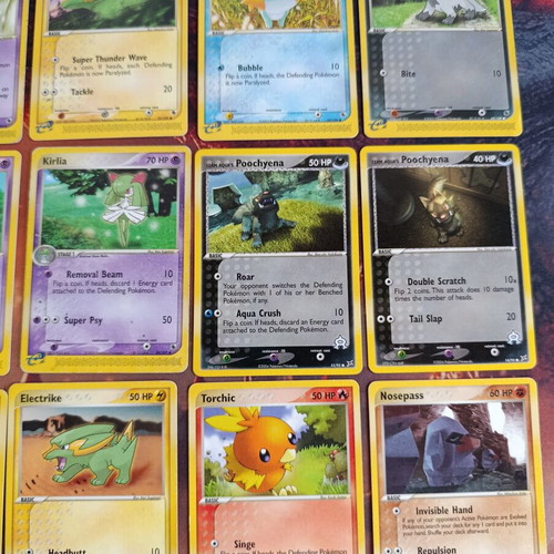 Pokemon Ex Ruby and Sapphire lot of 12 cards like new