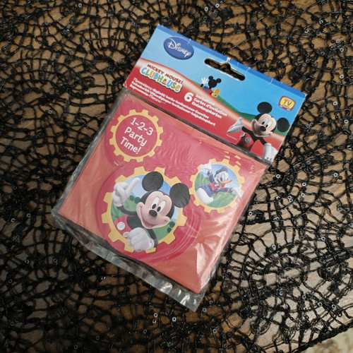 Disney Mickey Mouse and Donald Duck Kids Party Invitations set of 6 new
