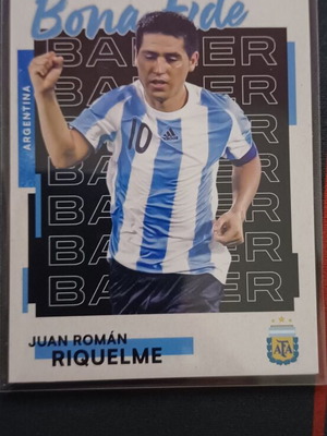 Topps Argentina Team Set 2026 Juan Román Riquelme Bona Fide Baller card like new