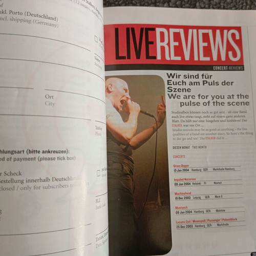 Stalker Magazine #3 like new