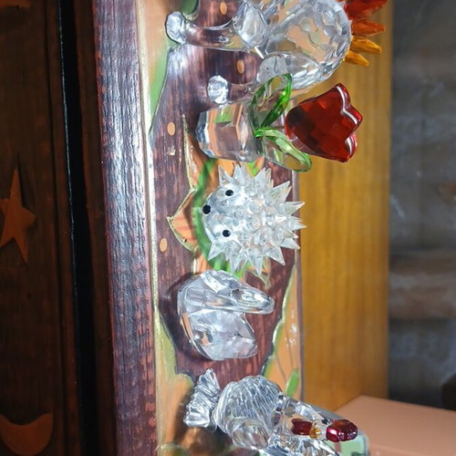 Swarovski crystal animal figurines like new collection