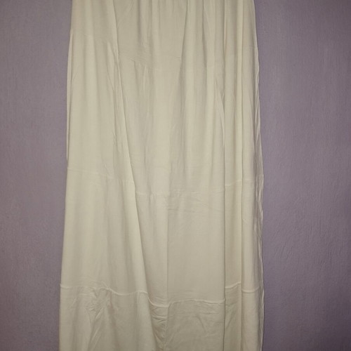 Dress white with gold bust like new, sizes M/L