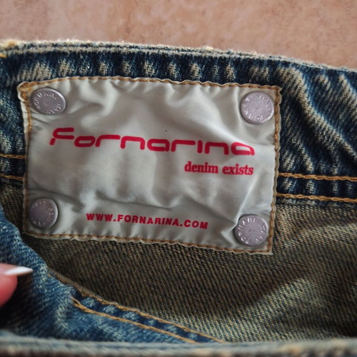 Fornarina vintage jeans size 28, like new, blue