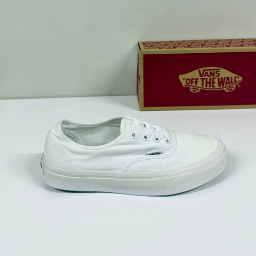Vans Authentic True White sneakers used, size 37