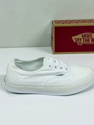 Vans Authentic True White sneakers used, size 37