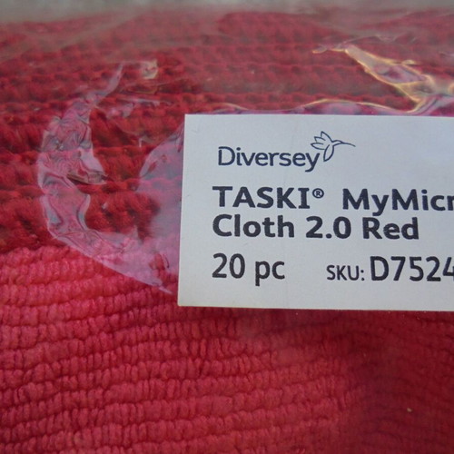 Diversey Taski MyMicro microfiber cloth 36x36cm set of 3 new