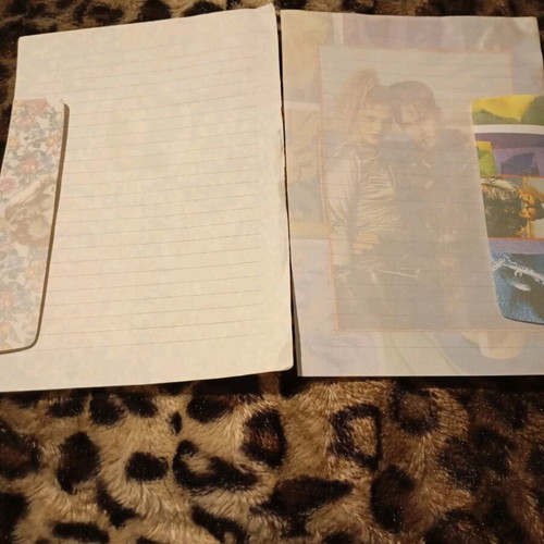 Used correspondence with folder and set sheet