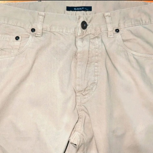 Gant five-pocket pants beige cream straight fit, like new, size S-M