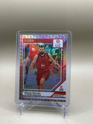 Nikola Mirotic Donruss EuroLeague 2024-25 Red Holo Card like new