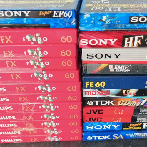 Sealed Audio Cassette Pack of 23