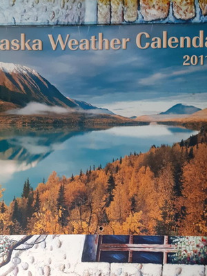 Alaska Weather Calendar 2011 used, hardcover
