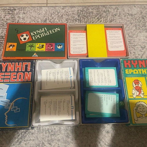 Vintage board question games used, pack