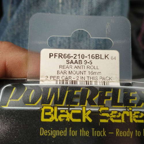 Polyurethane Bushings for SAAB 95 Powerflex PFR66-210-16BLK New