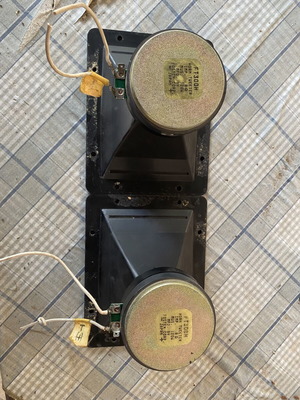 Fostex FT300H horn tweeter pair, 8Ω 120W, vintage