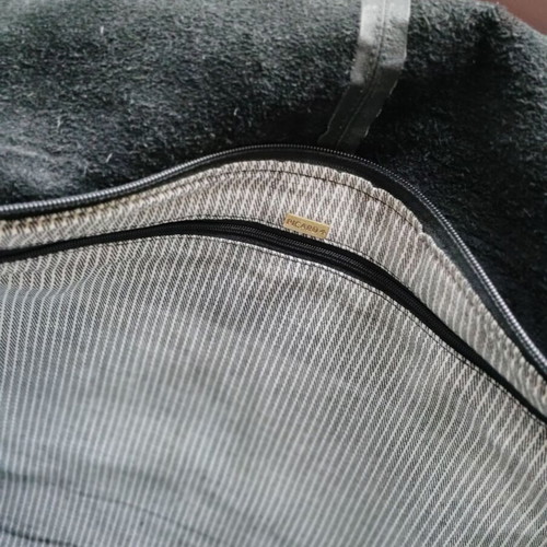Large black Picard leather shoulder bag used