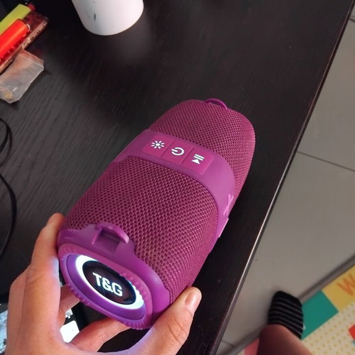 TG Wireless Small Bluetooth Speaker used with aux, USB, memory card slot