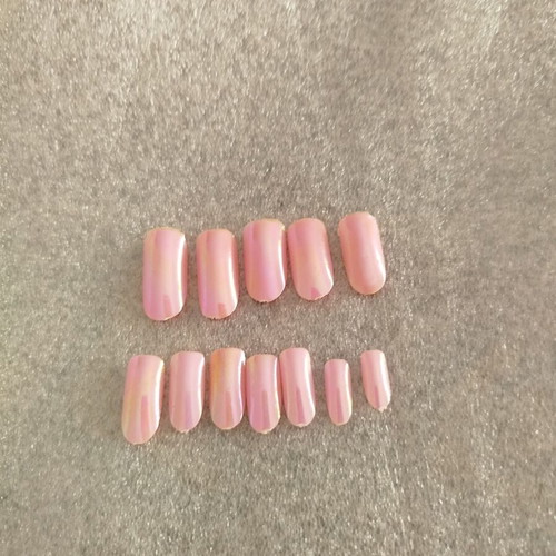 Fake nails new, pack of 6 pairs with French and pink styles