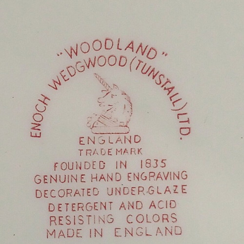 Woodland Enoch Wedgwood (Tunstall) Ltd serving platters set like new, vintage 70s-80s