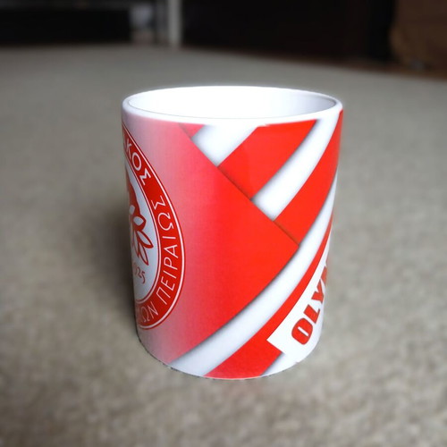 Olympiacos Mug new, vibrant red colors