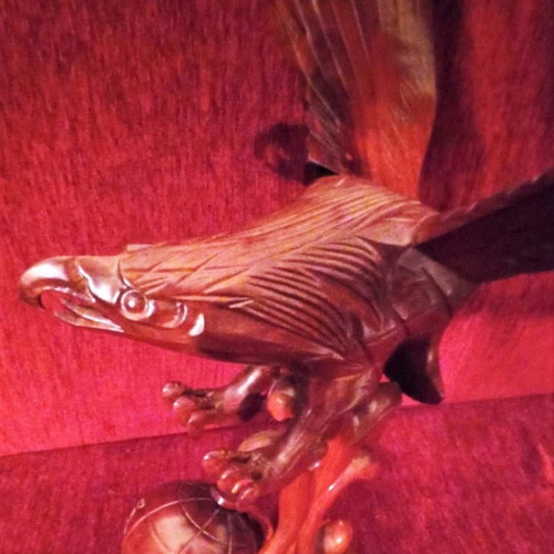 Handmade eagle from luxury wood like new