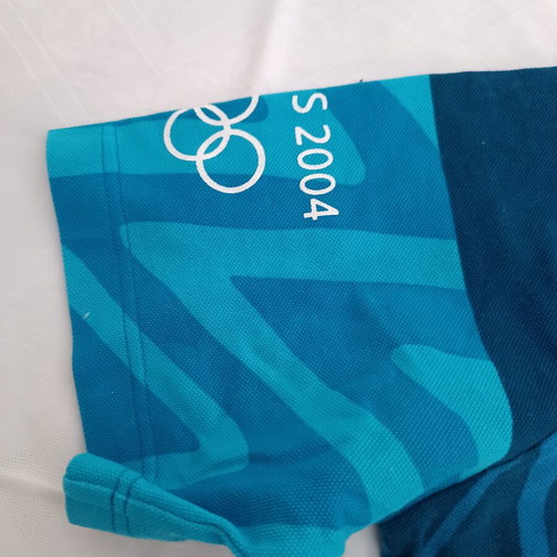 Adidas Polo 2004 Athens Olympics volunteer shirt like new, large