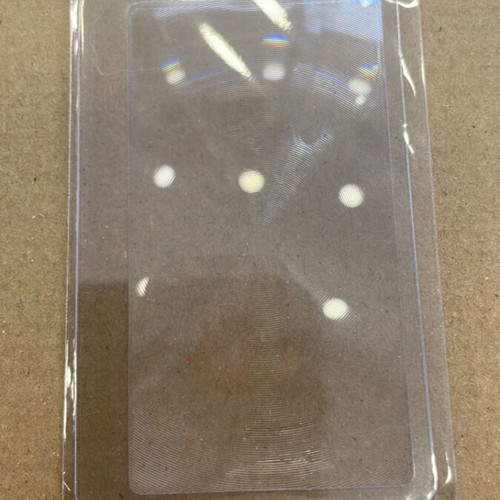 Magnifying glass 3x credit card size new