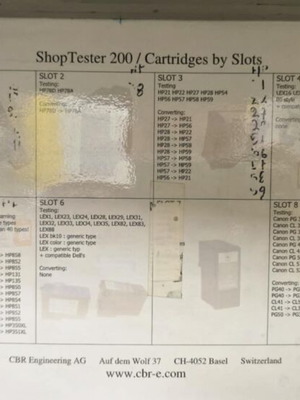 ShopTester ST200 like new, printhead testing device