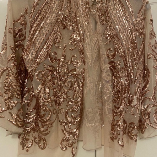 Nidodileda cardigan embroidered with sequins, new, one size