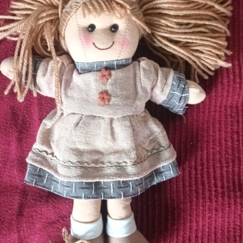 Handmade cloth dolls like new