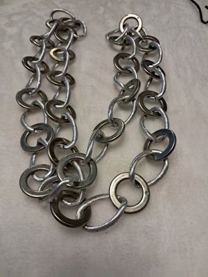 Long necklace used faux
