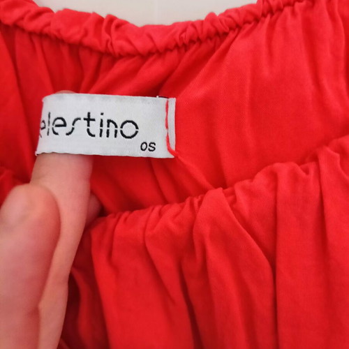 Celestino women's red blouse, one size