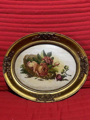 Goblen Rozi used embroidery art