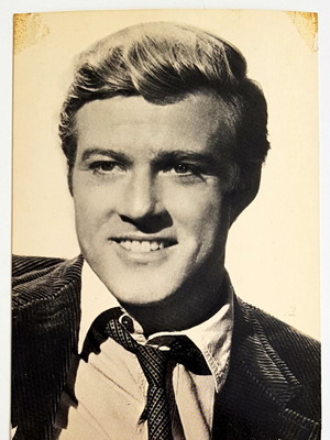 Robert Redford καρτ ποστάλ σαν καινούργιο, τυπωμένη το 1985