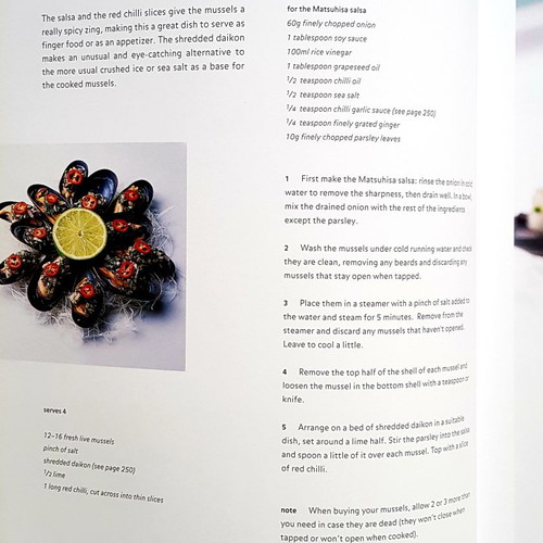 Nobu West cookbook used by Nobu Matsuhisa and Mark Edwards